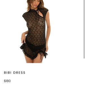 Are You Am I Bibi dress black XS extra small